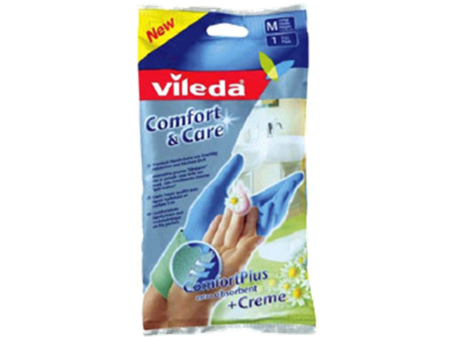 VILEDA HANDSCHUHE  Handschuh "Comfort & Care", M