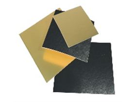 GOLDKARTONZUSCHNITTE  14 x 14 cm, gold/schwarz - Scheitlin Papier GOLDKARTONZUSCHNITTE  14 x 14 cm, gold/schwarz