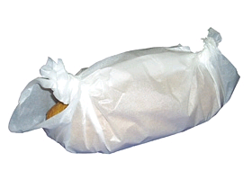 Seide weiss & naturbraun