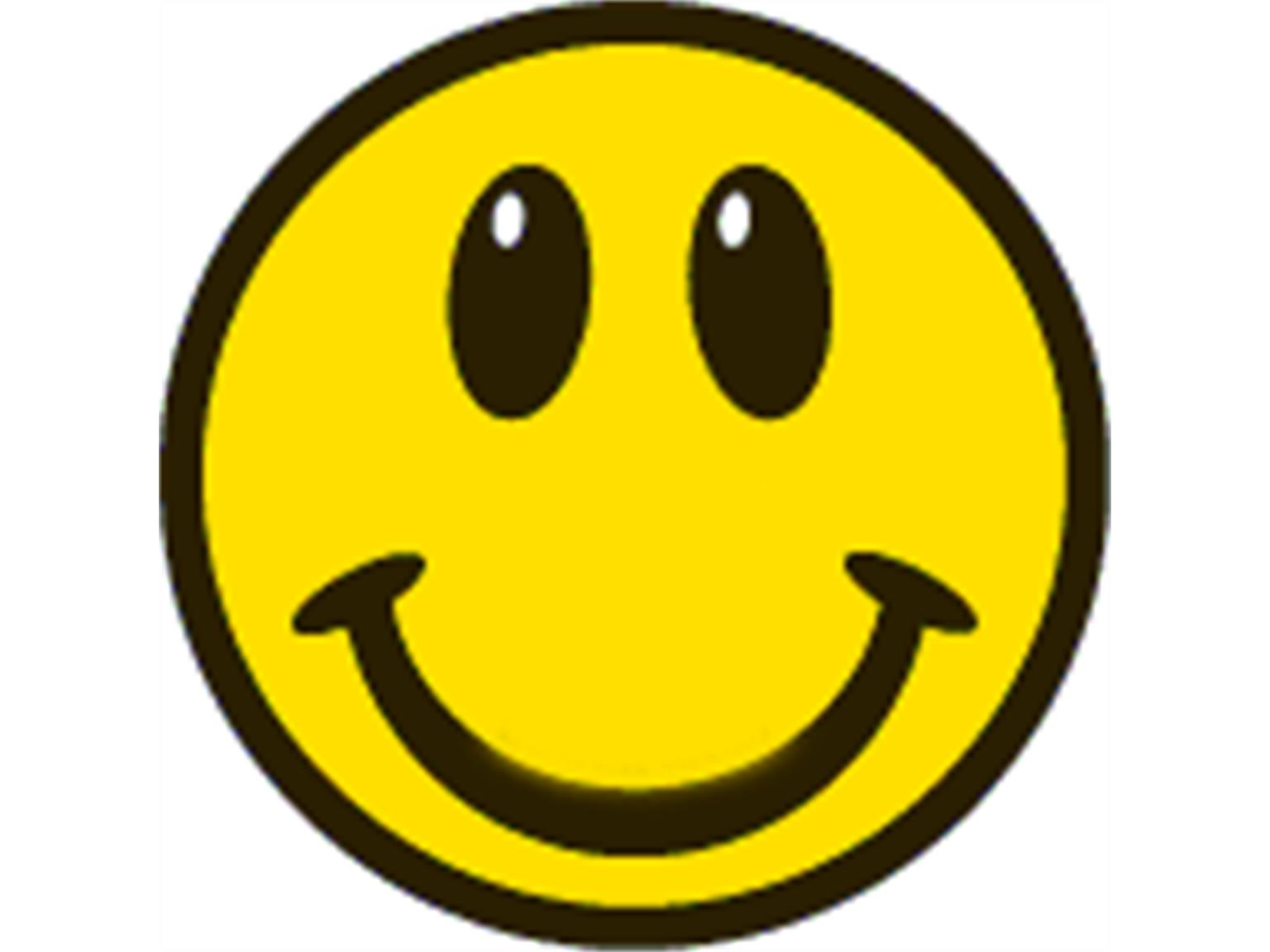 KLEBER FUER PISSOIR  Smiley, rund Ø30 mm, danach lach. Smiley