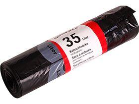 ABFALLSAECKE QUICK-BAG  35Lt. 555 x 600+60mm grau,Zugband, - Scheitlin Papier ABFALLSAECKE QUICK-BAG  35Lt. 555 x 600+60mm grau,Zugband,