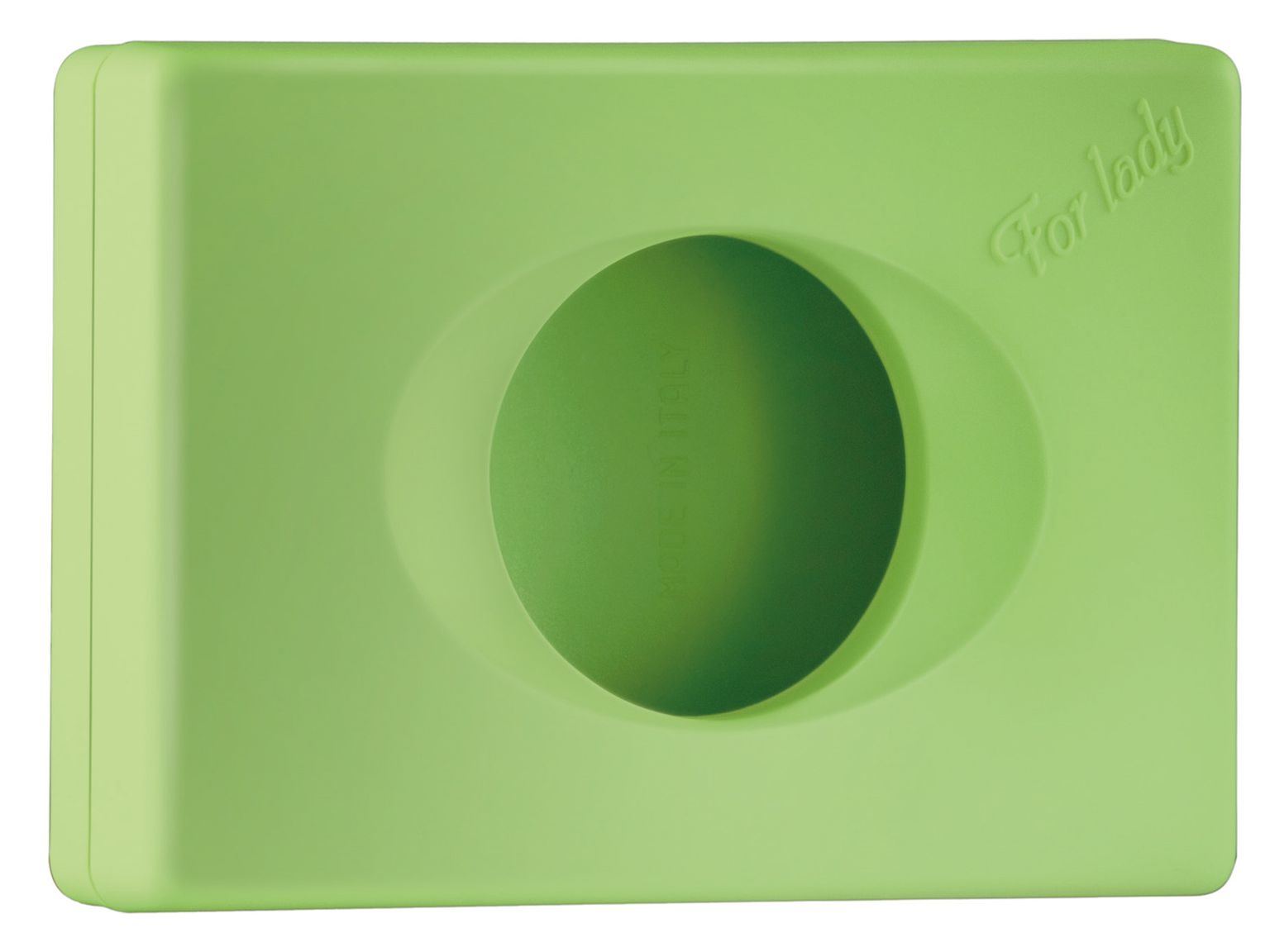 HYGIENEBEUTELSPENDER  grün, 135 x 95 x 32 mm