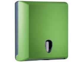 FALTHANDTUCHSPENDER Z-FOLD  für C- u. Z-Falz, 290x105x300 mm, grün - Scheitlin Papier FALTHANDTUCHSPENDER Z-FOLD  für C- u. Z-Falz, 290x105x300 mm, grün