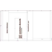 BROTBEUTEL  "Sonne-Beck", 1kg rund, 40 gm2, 1-farbig