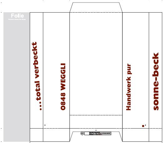 SICHTSTREIFENBEUTEL  "Sonne-Beck", 16 x 8 x 35 cm, 1-farbig