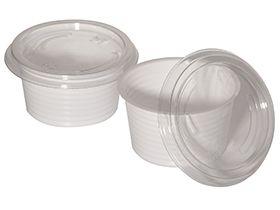 SAUCENBECHER  57 ml weiss, rund ø 52 mm, H: 33 mm - Scheitlin Papier SAUCENBECHER  57 ml weiss, rund ø 52 mm, H: 33 mm