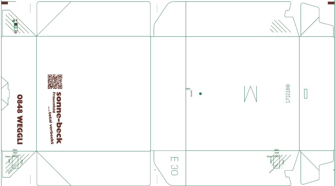 TORTENSCHACHTEL  "Sonne-beck", 18 x 18 x 8 cm, 1-farbig