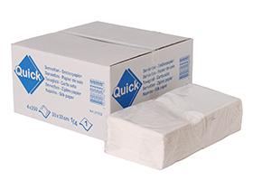SERVIETTEN QUICK  "Quick", 33 x 33 cm, 1-lagig - Scheitlin Papier SERVIETTEN QUICK  "Quick", 33 x 33 cm, 1-lagig