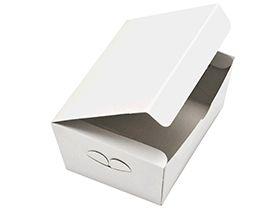 DECKELKOERBLI  Nr. 69, 9.5 x 7.5 x 7 cm, weiss