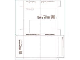 BRETZELVERPACKUNG BEDRUCKT  384 x 110 x 584 mm, mit Fenster, bedr.