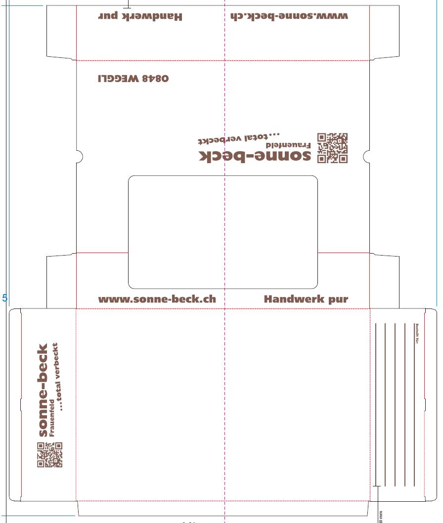 BRETZELVERPACKUNG BEDRUCKT  384 x 110 x 584 mm, mit Fenster, bedr.
