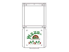 PIZZAKARTON  60 x 60 x 5 cm