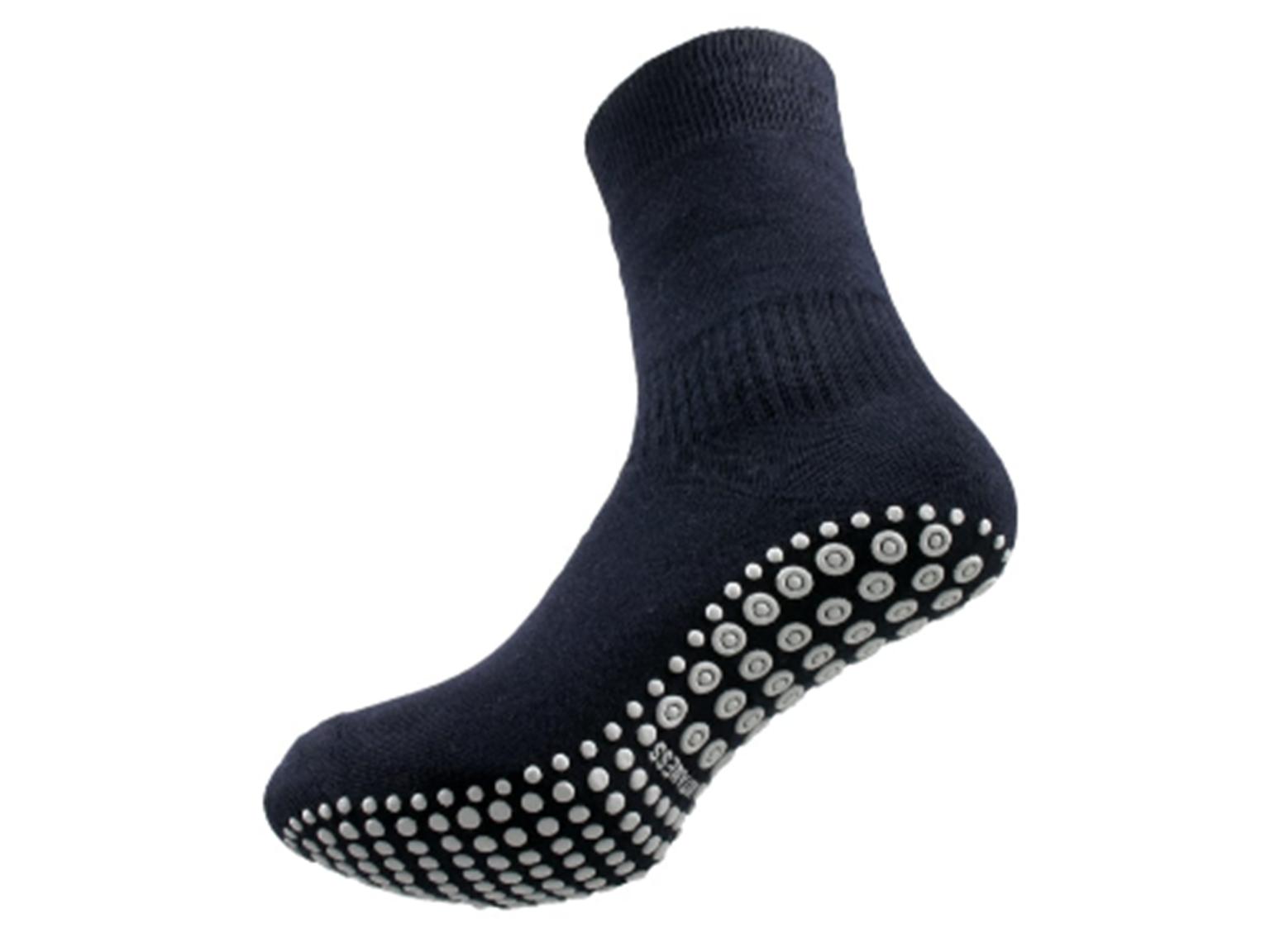 ANTIRUTSCH-SOCKEN  Grösse 47-50, anthrazit, Baumwolle