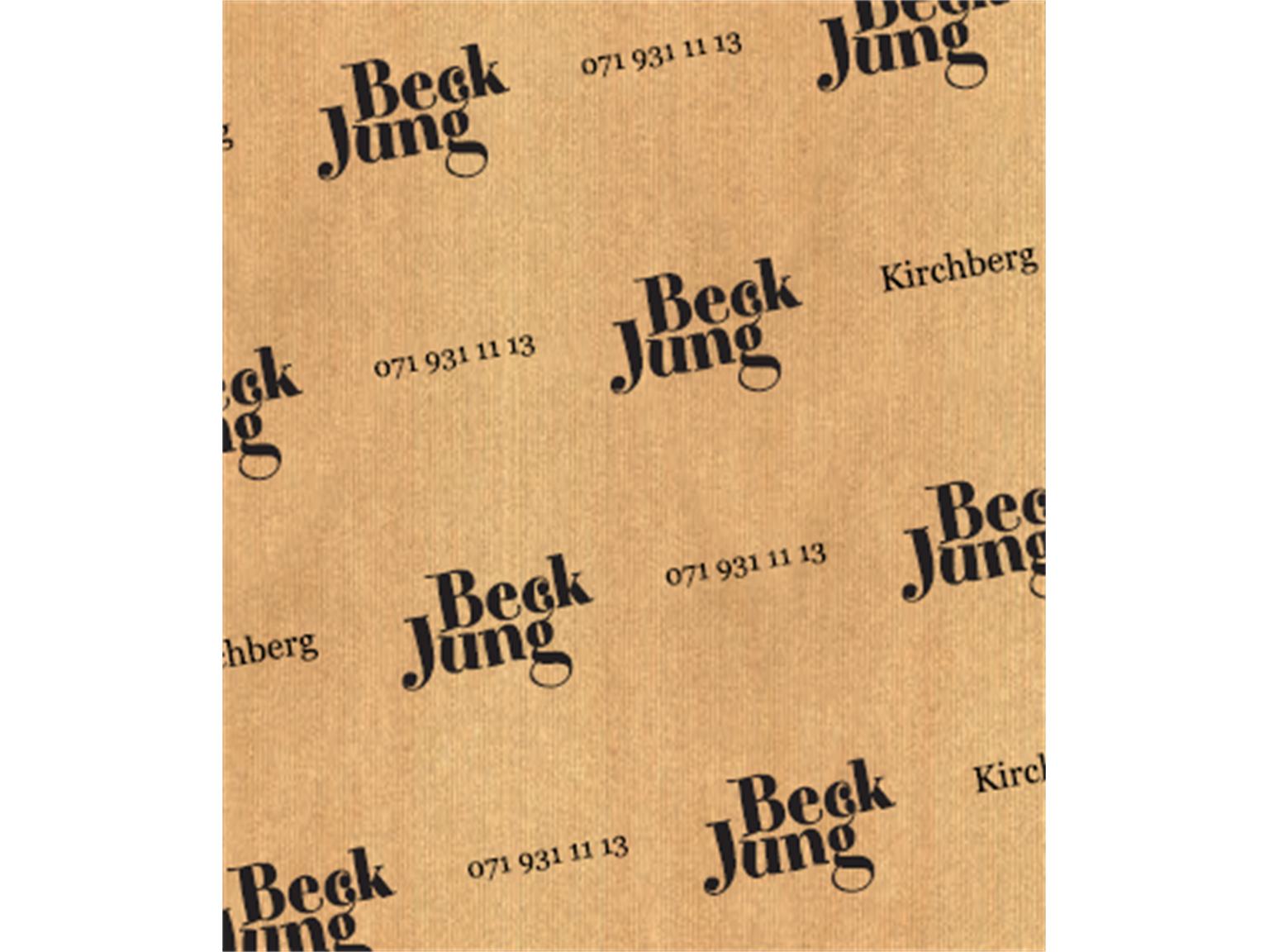 EINWICKELPAPIER  "Jung", Rolle 50 cm, 1-farbig