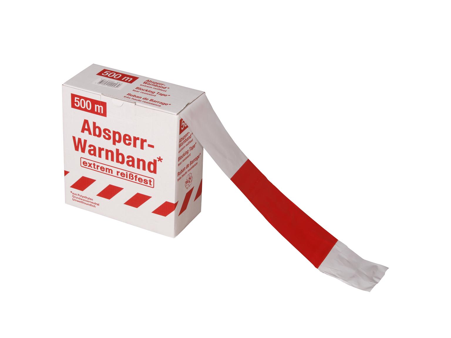 ABSPERRBAND LDPE  Absperrband LDPE, 80mm x 500m