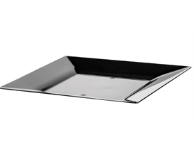 TELLER QUADRATISCH  230 x 230 x 18 mm, schwarz, Kunststoff - Scheitlin Papier TELLER QUADRATISCH  230 x 230 x 18 mm, schwarz, Kunststoff