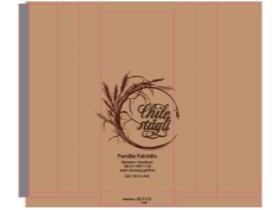 BROTBEUTEL  "Chilestägli", braun, 0.5 kg lang, 1-f.