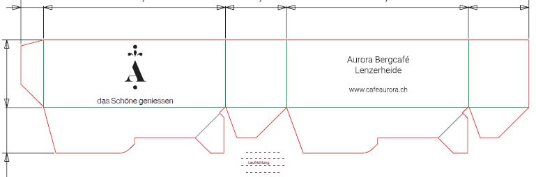 FALTSCHACHTEL NEW YORK ROLL  "Aurora", 120 x 40 x 45 mm, 1-farbig