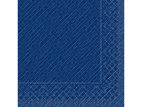 SERVIETTEN TISSUE DELUXE  40 x 40 cm, "UNI" blau