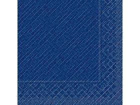 SERVIETTEN TISSUE DELUXE  40 x 40 cm, "UNI" blau